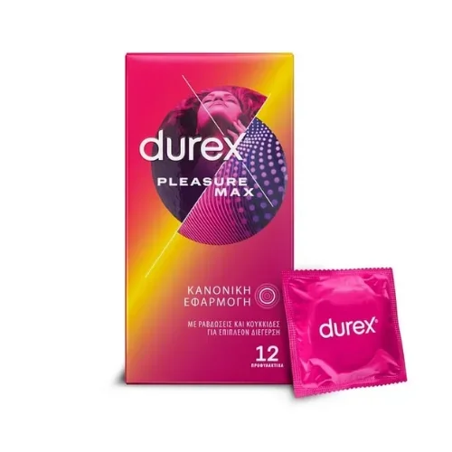 [152088] Preservatifs Pleasure Max 12Pieces Durex