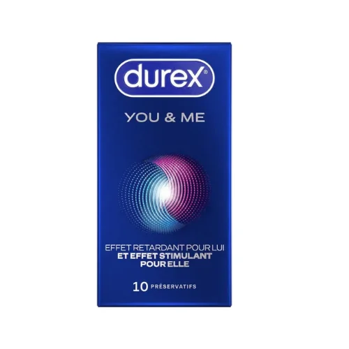 Preservatifs you and me 10pieces Durex