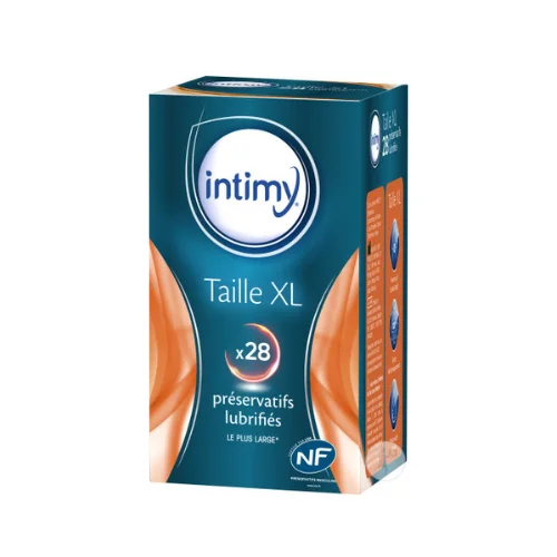 Preservatifs Lubrifies XL 28pieces Intimy