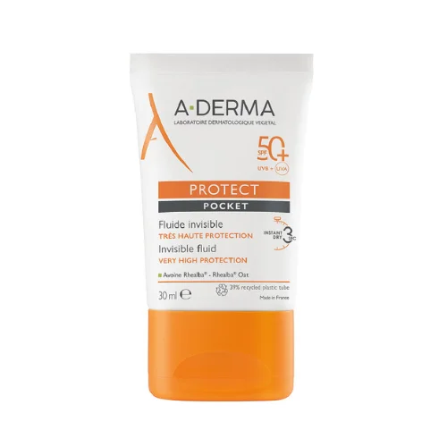 Ecran solaire 30ml Fluide Invisible spf50 Aderma