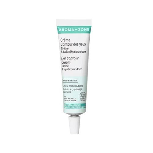 Creme contour des yeux Theine et Acide Hyaluronique 15ml Aroma zone