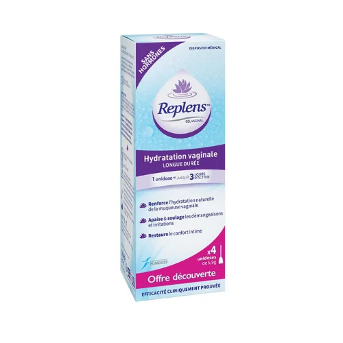 Hydratation Vaginale 4 unidoses 5.9 Replens