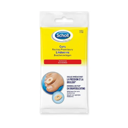 Feutre Protecteurs De Cors Ovales 9 Pièces Scholl