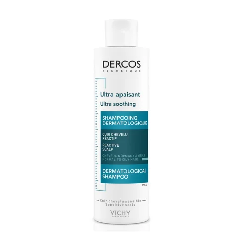 Dercos Shampooing ultra apaisant cheveux normaux à gras 200ml Vichy