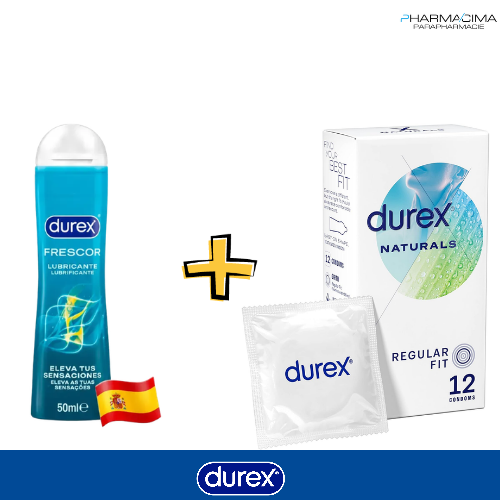 Pack Sensation Naturals préservatifs & Gel Frescor   Durex