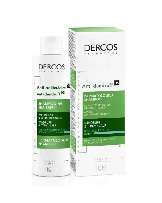 [150767] Dercos Anti pelliculaire Cheveux normaux a Gras 200ml Vichy