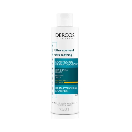 [150764] Dercos Shampoing ultra apaisant cheveux sec 200ml Vichy