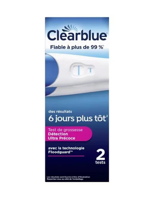 [149741] Test de grossesse detection ultra precoce 6 jours plus tot 2 Tests Clearblue