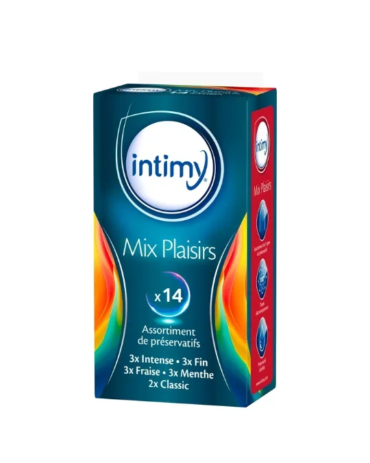 [149552] Preservatif Mix plaisir 14 Pieces Intimy