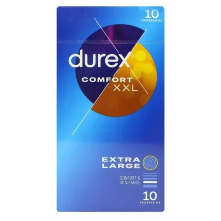 [149240] Comfort XXL Extra Larges et Longs 10 Preservatifs Durex