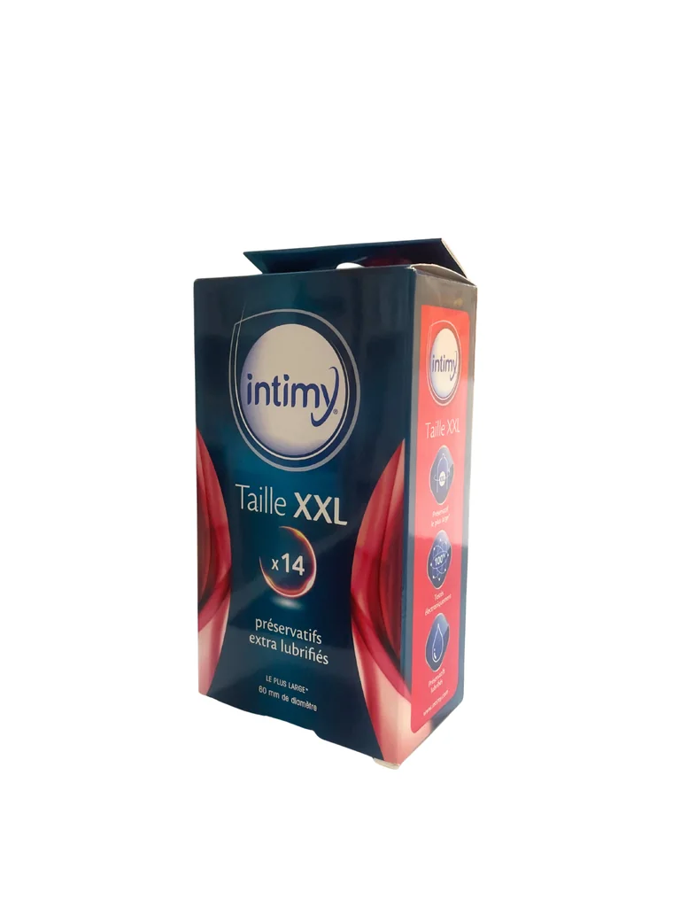[149206] Preservatifs extra lubrifies XXL 14pieces Intimy