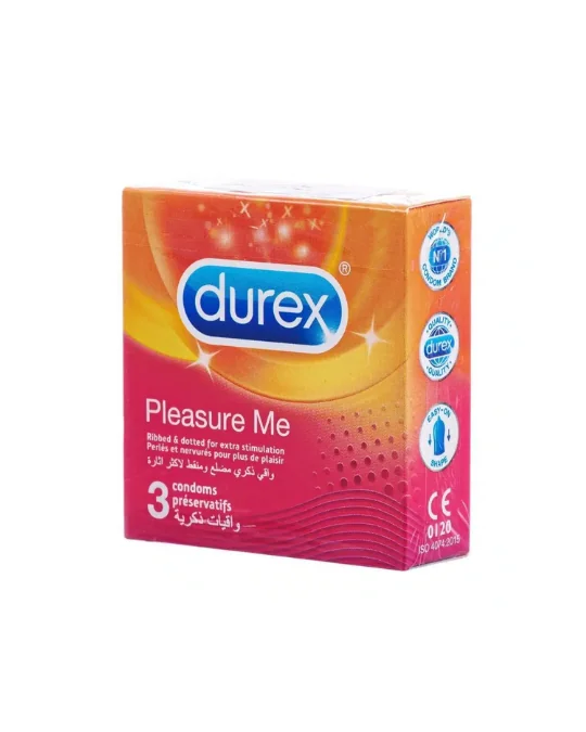 [148699] Preservatifs 3 pieces Pleasure Me Durex