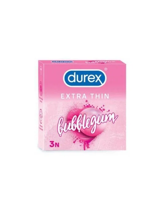 [148693] Preservatifs 3 pieces BubbelGum Durex