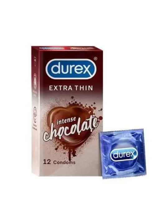[148562] EXTRA THIN Intense chocolate 12 piece Durex